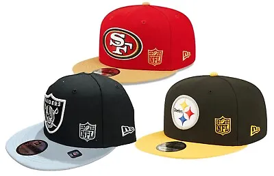 $25.34 • Buy New Era Blackletter Arch 9FIFTY NFL Pittsburgh Steelers, Raiders, 49ers,Snapback