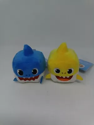 Lot Of 2 Pinkfong Baby Shark Song Cube Blue And Yellow • $13