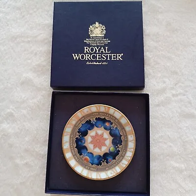 £7.50 • Buy Royal Worcester Millenium 22CT Gold Decoration Mini Coupe Plate Limited Edition