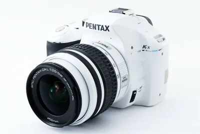 Pentax K-x 12.4MP 18-55mm Lens Kit White [Exc W/8GB SD Card From Japan [202] • $559.88