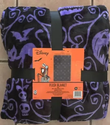 Disney Nightmare Before Christmas Plush Blanket TWIN 60X90 - Jack Skellington • $39.99