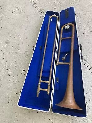 Olds Ambassador Slide Trombone- W/ Case & King Mouthpiece Included! Vintage!! • $79.99