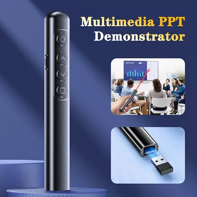 Wireless Power Point Presentation Presenter Laser Pointer Clicker For PC PPT UK • £8.26