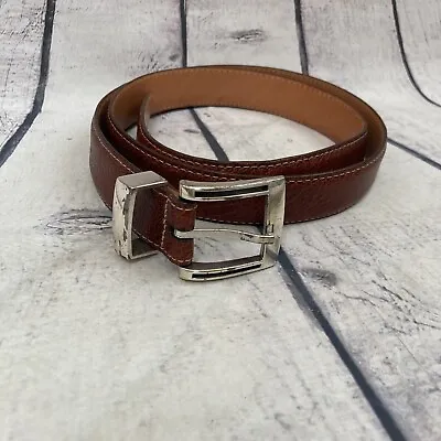 Martin Dingman Belt Mens Sz 40 Manchester Grain Leather Made By Hand 12014 Brown • $27.58