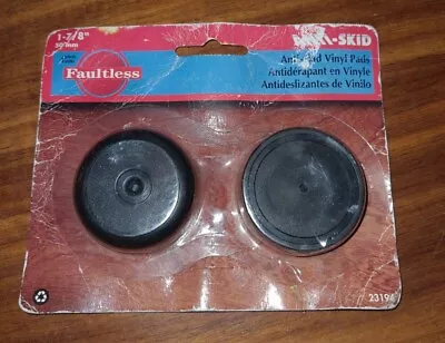 New Vintage Anti Skid Vinyl Pads MADICO FAUTLESS 1-7/8  50mm Mat Pad Cup Antique • $8.48