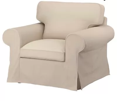 Brand New Ikea EKTORP Cover For Armchair Hallarp Beige 905.035.58 • £199.99