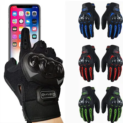 Motorcycle Gloves Motorbike Racing Riding Gloves Touch Screen Motocross Gloves • $12.86