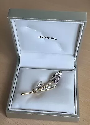 H. Samuel Tulip Broach - Gift Boxed - New • £5