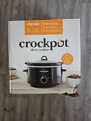 CrockPot 4 Quart Oval Slow Cooker 3 Manual Heat Settings Keep Warm Setting • $23.16