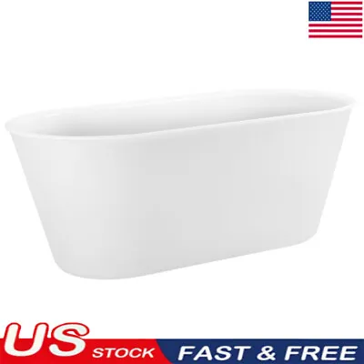 59'' 100% Acrylic Freestanding Soaking Bathtub Summer Bathing Bathroom Tub CUPC • $679.90