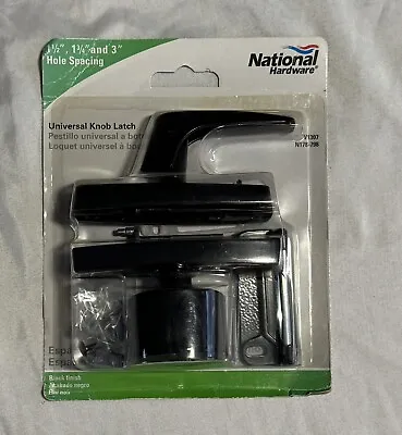 New National N178-798 Black Knob & Lever Storm Screen Door Latch Handle 7181928 • $5.03