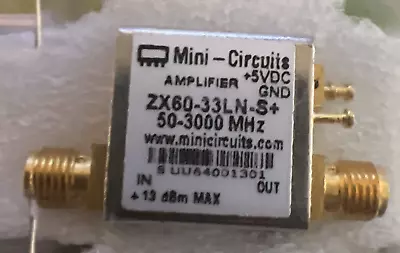 Mini-Circuits ZX60-33LN-S+New In Box Amplifier 3000MHz • $109