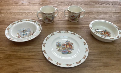 £50 • Buy Bunnykins Royal Doulton Mugs, Bowls And Plate