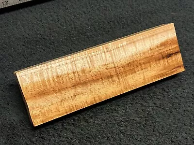 MASTER GRADE Hawaiian Curly Koa Billet Wood: 8.5  X 2.625+  X 0.875+  • $34