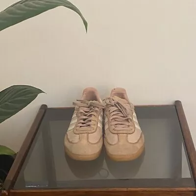 Vintage Adidas Originals Samba Shoes/Trainers. Beige/White/Gum Sole. Rare • $170