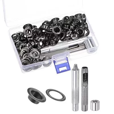 100 Sets Grommet Eyelets -  10mm X 17mm  Metal With Setter Tools For Shoes Cl... • $26.23