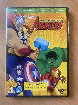 Avengers Volume 1 Heroes Assemble! - Marvel Dvd (2011) Animated - U.k R2 ⭐️NEW⭐️ • £2.39