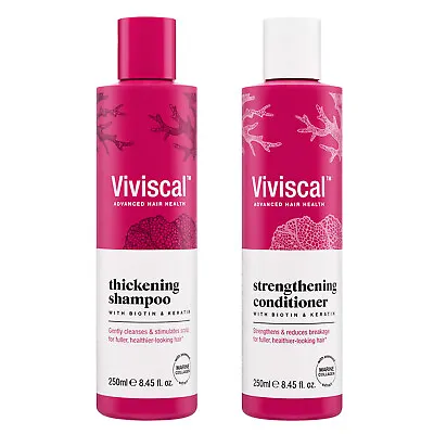 Viviscal Thickening Shampoo & Strengthening Conditioner Duo 250 Ml / 8.45 Oz • $19.95