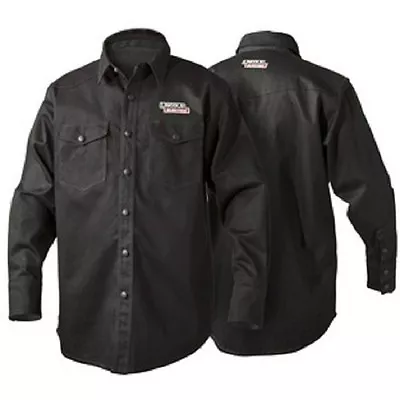 Lincoln K3113 Black Flame Retardent Welding Shirt Size Medium • $87.99