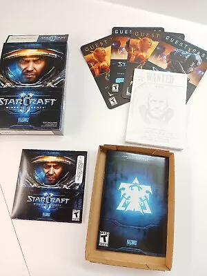 Starcraft 2 Wings Of Liberty PC Game Discs CIB 2010 • $0.99