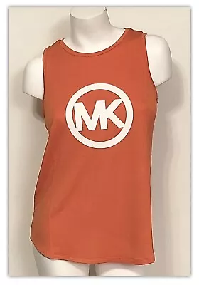 Nwt Women's Michael Kors Zinnia Logo Sleeveless Tank Top Size Xl Msrp $68.00 • $45