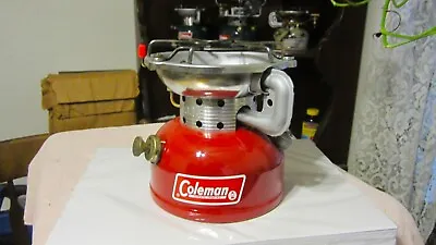 Vtg 8-1966 COLEMAN 502 SPORTSTER SINGLE BURNER CAMPING STOVE • $135