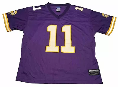 Large Vintage 1999 Daunte Culpepper Minnesota Vikings Jersey #11 Reebok Purple • $24.99