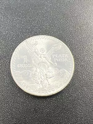 1983 Mexico Onza Libertad - 1 Oz .999 Silver - • $40