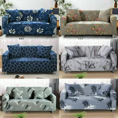 1 2 3 4 Seater Stretch Chair Sofa Cover Universal Slipcover Couch Protector • $18.50