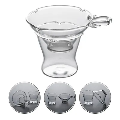 Tea Strainer Infuser Glass Fair Cup Coffee Machine Vintage Decor Filter • $10.47