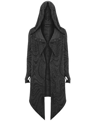 Devil Fashion Mens Apocalyptic Punk Chained Knit Cloak Jacket • $86.31