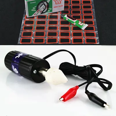 Inflatable Tires Tubeless Tyre Repair Patch Fix Tool Electric Polishing Machine • £19.26