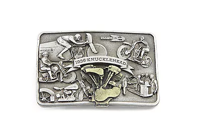 Knucklehead Engine Belt Buckle Fits Harley Davidson • $68.72