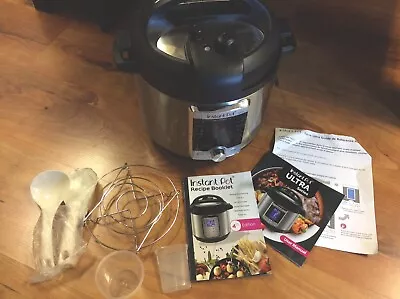 Instant Pot Pressure Cooker Model Ultra 60 6 Quart 10-1 Used One Time *LOOK* • $121.50