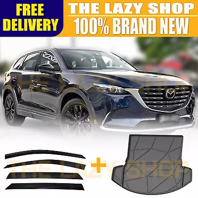 TLS Injection Weathershields &3D TPE Cargo Mat Boot Mat For Mazda CX9 CX-9 16+ C • $118.75