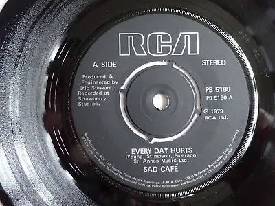 Sad Cafe - Every Day Hurts 1979 7  Vinyl Single. Pb 5180 • £0.99