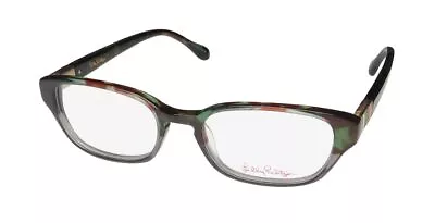 New Lilly Pulitzer Alanis Glasses Plastic Full-rim Green Gn Womens Cat Eye • $39.95