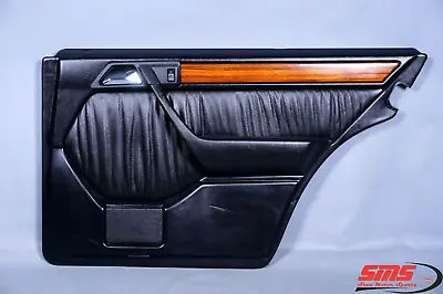 93-95 Mercedes W124 E320 300E 500E Rear Right Leather Interior Door Panel Black • $112.49