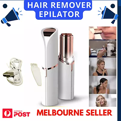Women Finishing Touch Painless Face Facial Hair Remover Epilator Rechargeable AU • $21.55