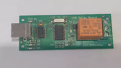£3.95 • Buy Kmtronic Single 1 One Channel Usb Relay Board Computer Pc Controller Module