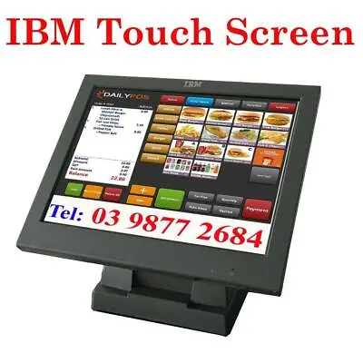 Used IBM 15  Touch Screen LCD Monitor For POS Point Of Sale System • $99