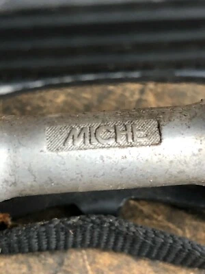 $23.99 • Buy Vintage Miche Pedals Italy Road Bike 9/16 In Black Road MTB Cyclepro Toeclips L