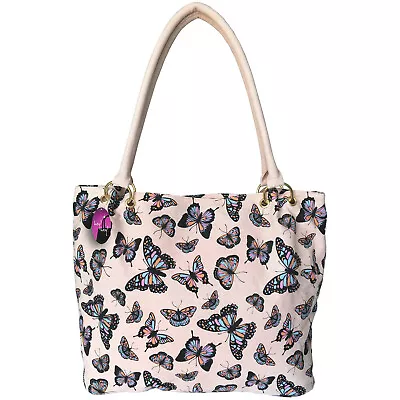 Beach Bag Big Handbag Large Shoulder Bag Printed Patterned Zipped Tote Ladies • £12.99