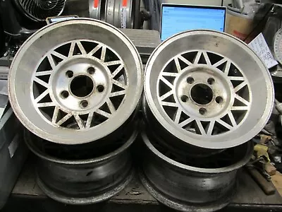 VINTAGE 15 X 7  DIA-MAG WHEELS 5on5  CHEVY VAN BLAZER FORD MODULAR TRUCK GM RIMS • $349.99