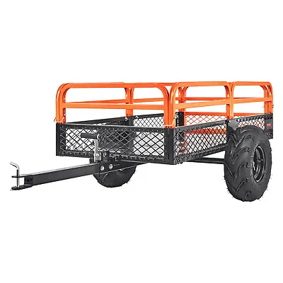 VEVOR Dump Trailer Tow Behind Dump Cart 1500 Lbs 15 Cu. Ft. Steel Construction • $278.99