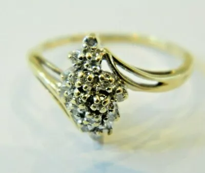 VINTAGE 14K 14 Karat SOLID GOLD Ring Marked LOVE STORY  SIZE 6.5 • $360