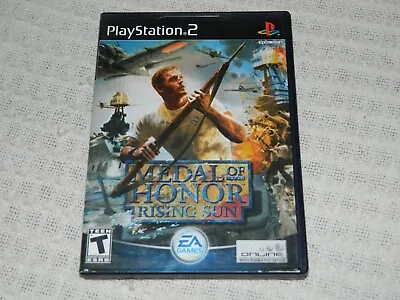 Playstation 2 PS2 Medal Of Honor Rising Sun Case ONLY BLACK LABEL • $4.99