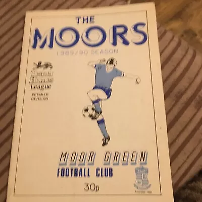 Moor Green V Cambridge City 1989/90 BHL • £2.49