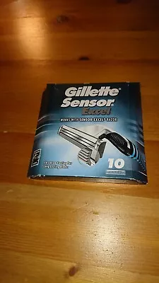 BRAND NEW Gillette Sensor Excel Razor Blades - 10 Pack • £12.75