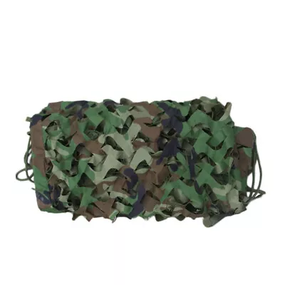 Military Camo Netting Camouflage Net Woodland Cutable Camping Hunting Sunshade • $7.85